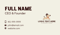 Dog Hat Pet Fashion Business Card Design