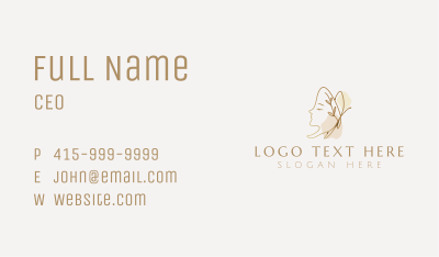 Luxury Beauty Salon Business Card Image Preview
