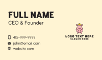 Construction Worker Pig Business Card