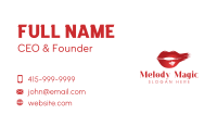 Lipstick Business Card example 2