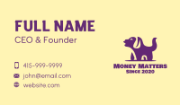 Barking Pet Dog Business Card