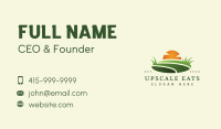 Sunrise Lawn Landscape Business Card Image Preview