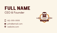 Dump Truck Logistics Business Card Design