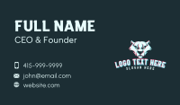 Wild Panther Glitch Business Card