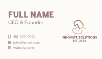 Infant Breastfeeding Mother  Business Card
