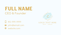 Fashion Jewelry Lettermark Business Card