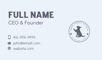 Friendly Dog Veterinary Business Card