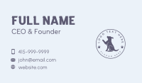 Friendly Dog Veterinary Business Card Design