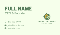 Home Leaf Yard Gardening Business Card Design