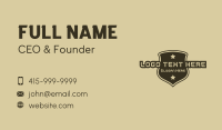 Shield Business Card example 3