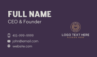 Falcon Aviation Crest Business Card