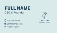 Heron Bird Sanctuary Business Card