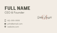 Delicate Business Card example 1