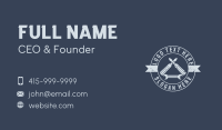 Screwdriver Wrench Badge Business Card Design