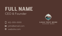 Mountain River Compass Business Card