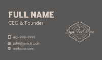 Business Stylist Wordmark Business Card Design