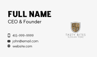 Wine Business Shield Business Card