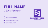 Futuristic Esports Clan Business Card