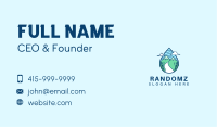 Mountain Water Droplet  Business Card