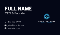 Laser Saw Fabrication Business Card