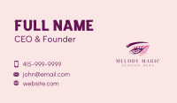 Sexy Eyelash Salon Business Card