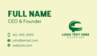 Crocodile Business Card example 1