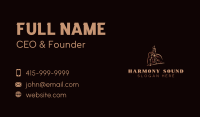 Barbarian Soldier Sword Business Card