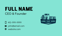 Truck Logistics Transport Business Card Design