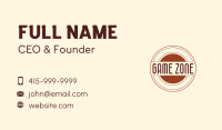 Shooting Target Wordmark  Business Card Image Preview