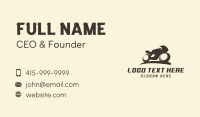 Motorcycle Bike Speed Business Card