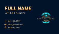 Decorative Crest Crown Business Card