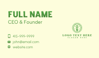 Shovel Plant Leaves Business Card