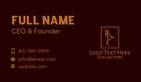 Bronze Flying Bird  Business Card