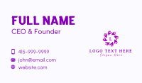 People Community Letter Business Card