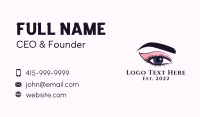 Eyeliner Business Card example 2