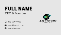 Fast Race Car Business Card