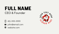 Wild Bullfighter Horn Business Card