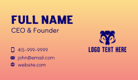 Gaming Bear Grizzly Business Card