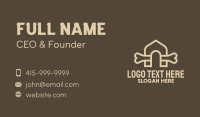 Bone Doghouse Kennel Business Card