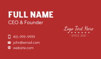 Online Relationship Business Card example 2