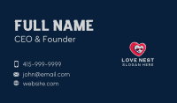 Cool Dating Heart Business Card Image Preview