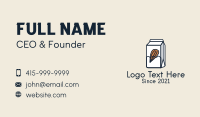 Soy Milk Business Card example 1