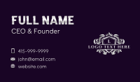 Royalty Crest Crown Business Card