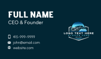 Automobile Cleaning Garage Business Card