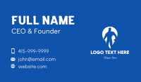 Bodybuilding Gym Location Pin Business Card