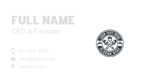 Plunger Pipe Maintenance Business Card Design