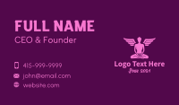 Meditating Angel Yoga Guru Business Card