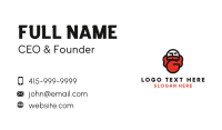 Mustache Business Card example 2