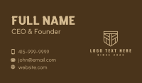 Wood Business Card example 3