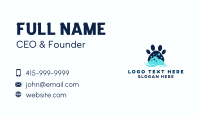 Pet Paw Bath Business Card